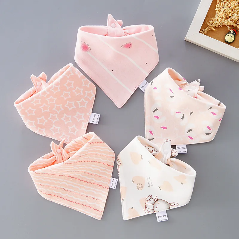 Baberos bandana de algodón para bebé recién nacido - imagen 4