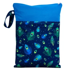 Bolsa pañales impermeable apilable con bolsillos