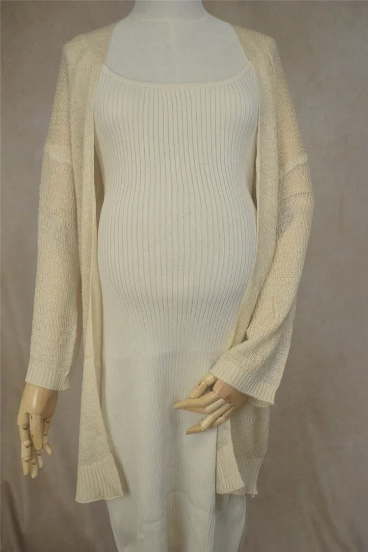 Detalle de la bata del conjunto de maternidad