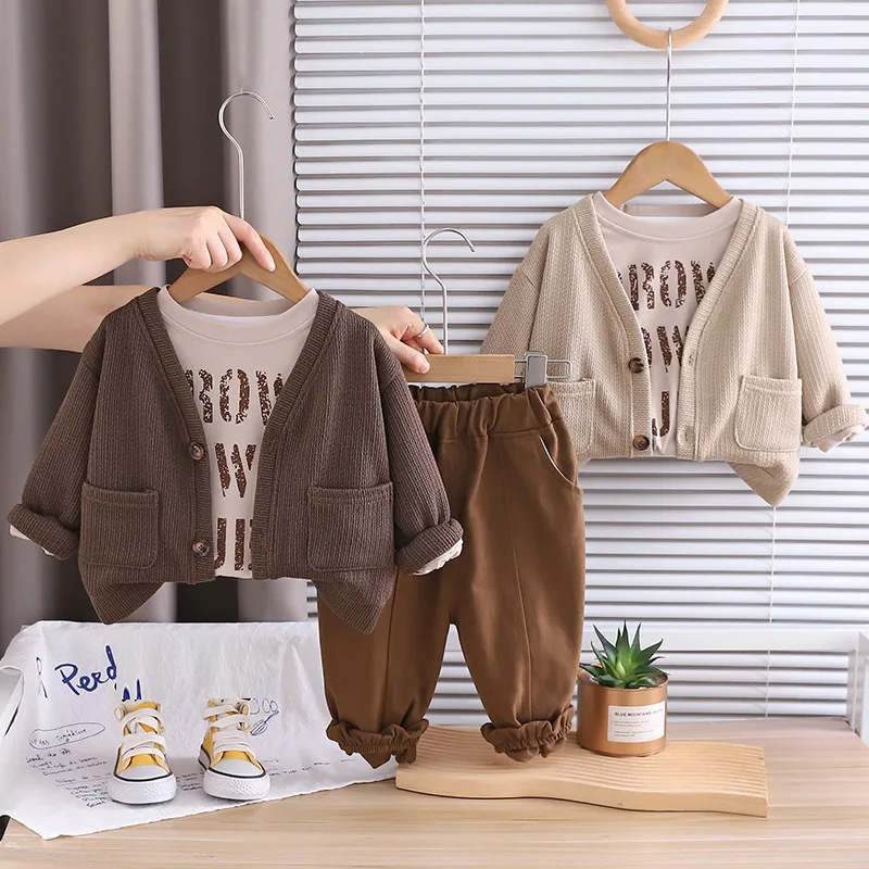 Conjunto otoño para niño con jersey y pantalón – Ropa infantil - imagen 4