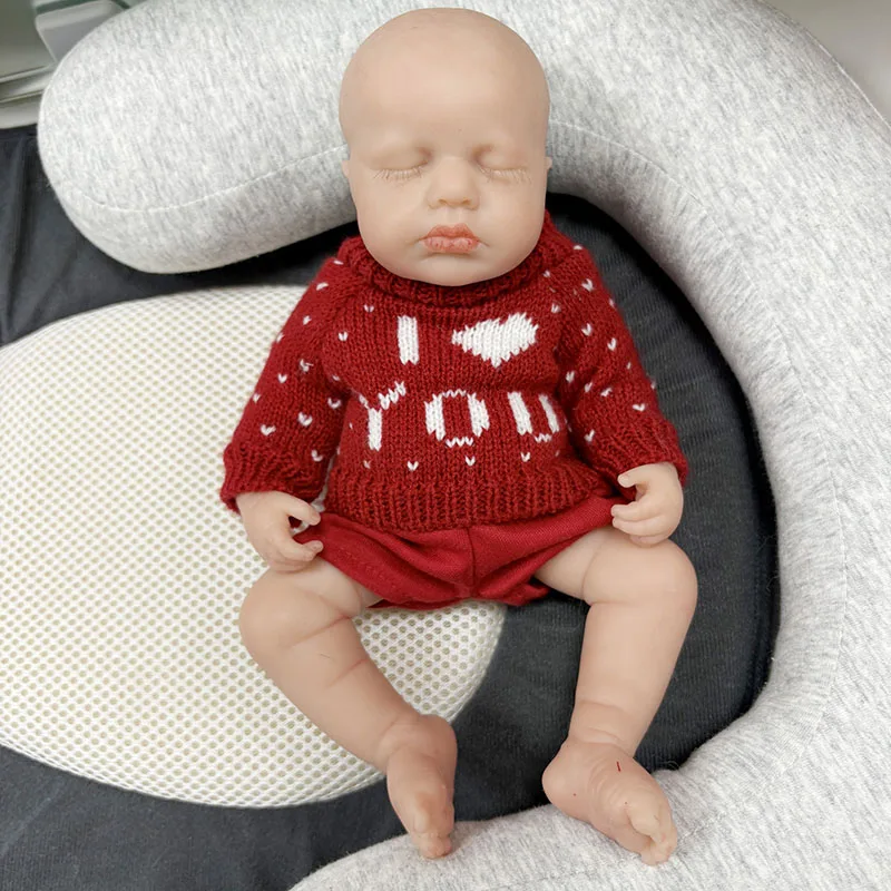 Muñeca Reborn Loulou de silicona platino aspecto realista 3D - imagen 5