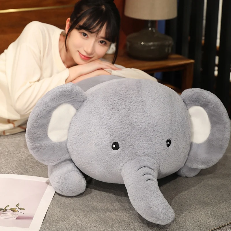Peluche elefante almohada suave de dibujos animados para regalo