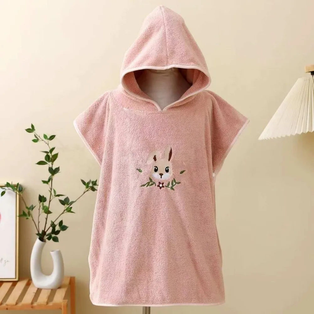 Toalla con capucha para bebé – Felpa suave y superabsorbente