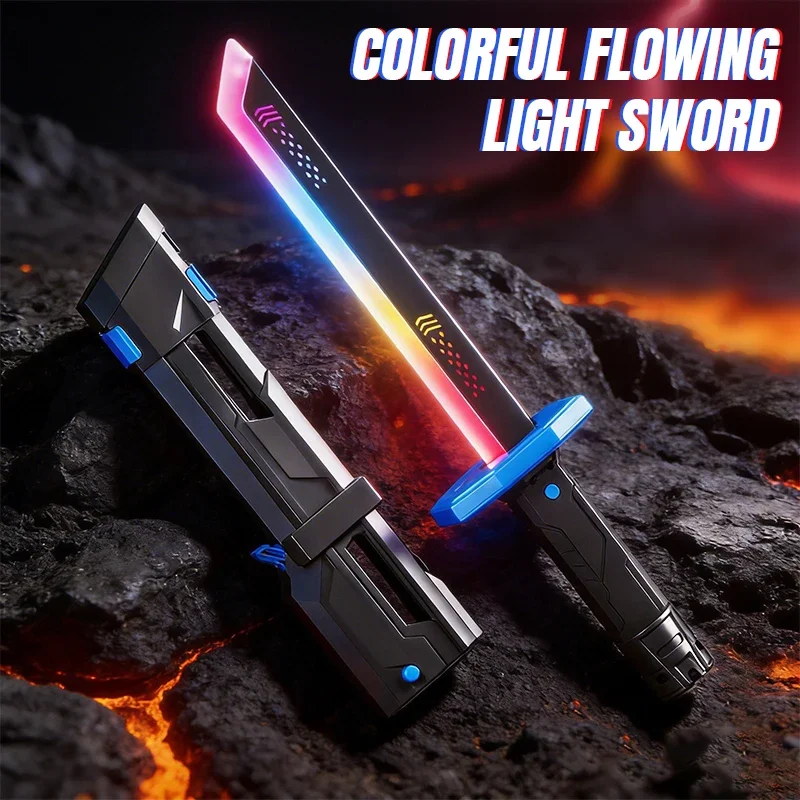 Espada luminosa LED multicolor con luz intermitente para cosplay - imagen 3