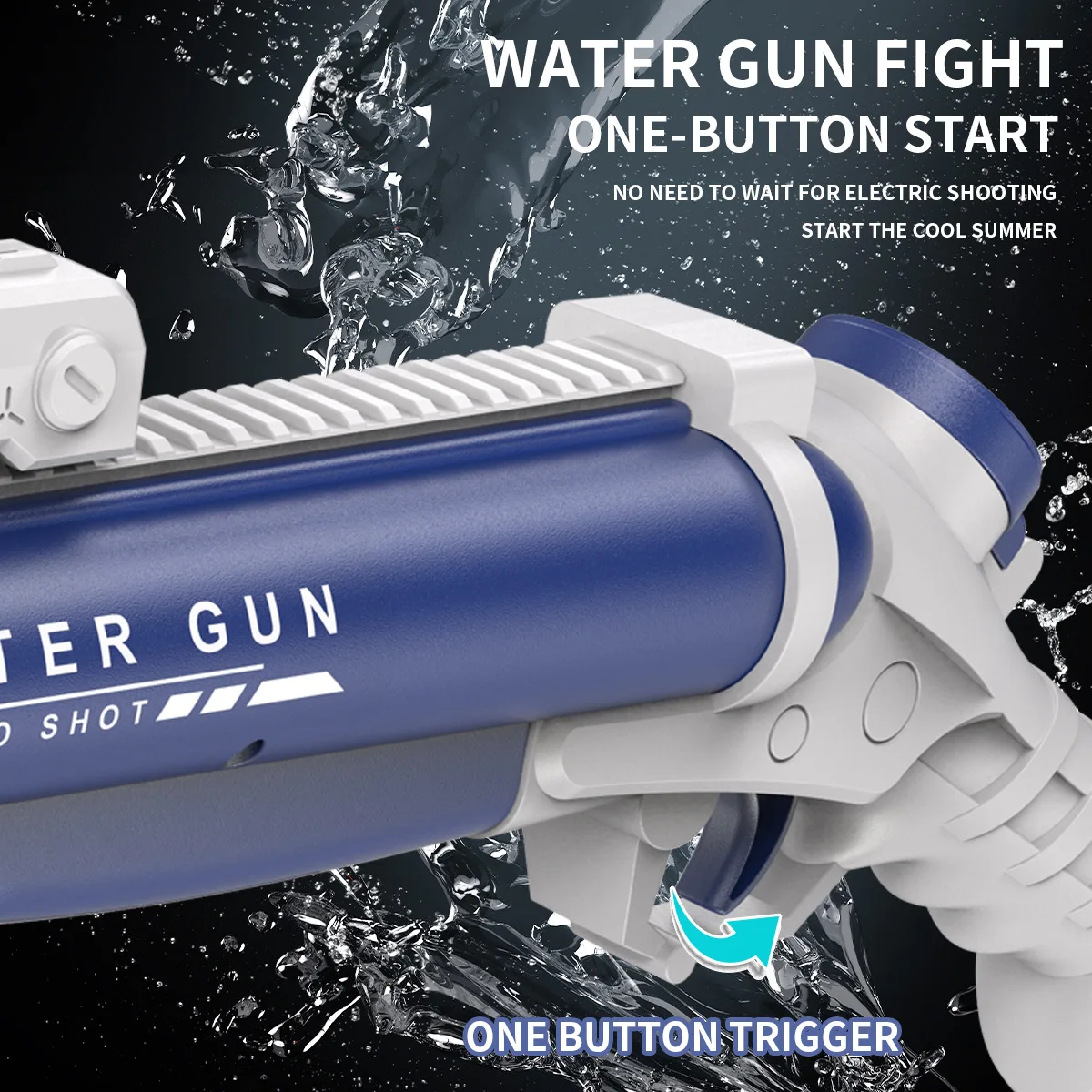 Pistola de agua automática con LED Juguete verano niños - imagen 3