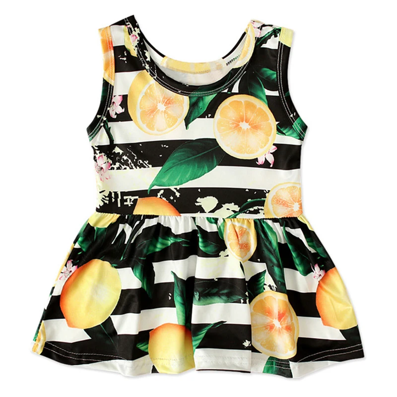 Vestido princesa limón sin mangas bebé niña verano 0-3 meses - imagen 5