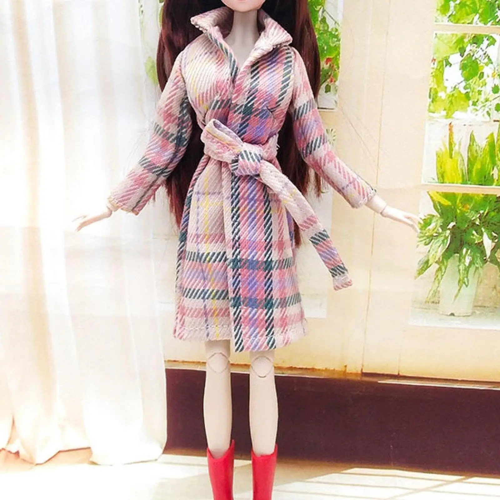 Schaal trench de disfraz para muñeca estilo cosplay hecho a mano - imagen 3