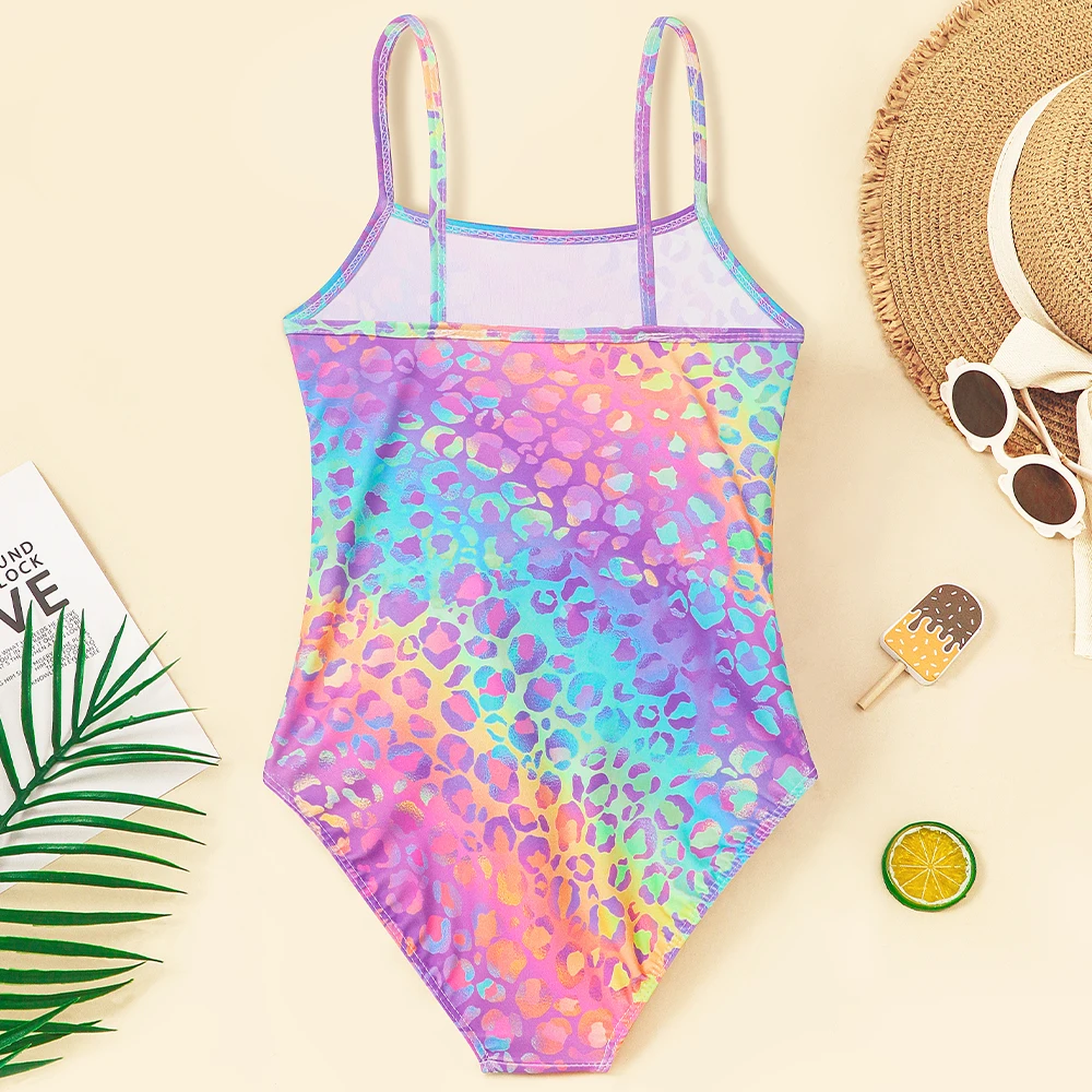 Bañador niña deportivo halter de secado rápido para playa - imagen 4