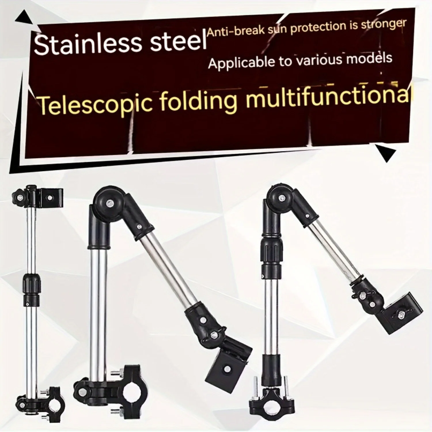 Soporte para paraguas acero inoxidable silla de ruedas y bicicleta - imagen 4