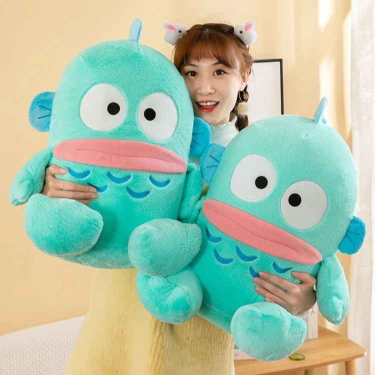 Peluche Hangyodon Sanrio estilo anime grande tipo cojín - imagen 4