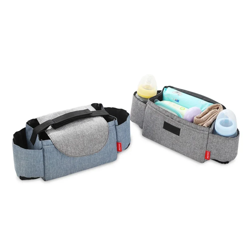 Bolsa de pañales para cochecito de bebé gran capacidad de viaje - imagen 2