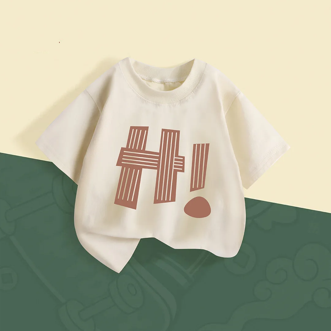 Camisetas estampadas verano frescas y transpirables niños y niñas - imagen 3
