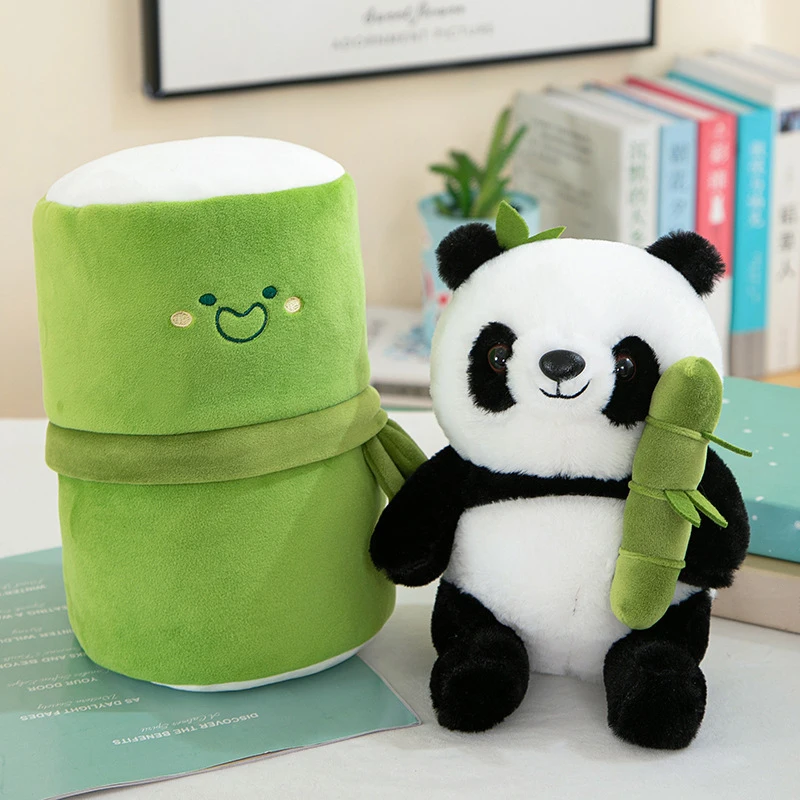 Peluche de panda suave de animales estilo nórdico moderno - imagen 4