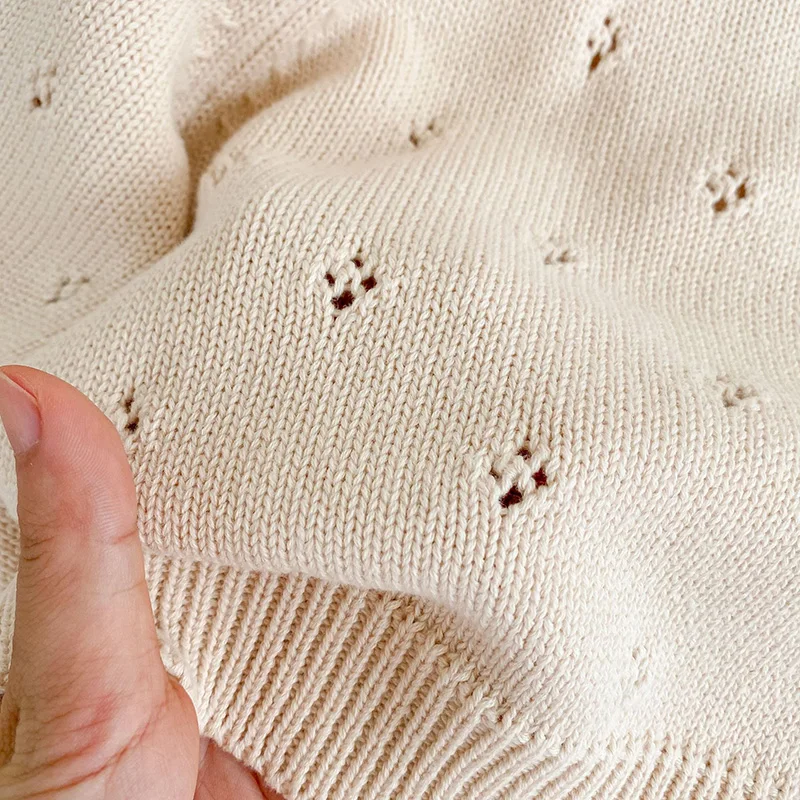 Milangel Jersey de punto con volantes para bebé niña - imagen 5