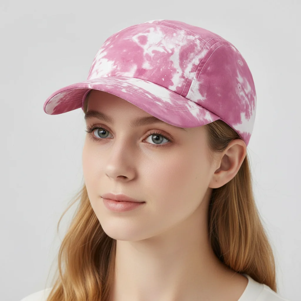 Vista delantera con estampado tie-dye