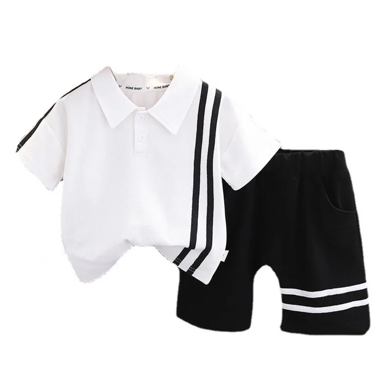 Conjunto verano bebé: camiseta y shorts - Estilo sport - imagen 3