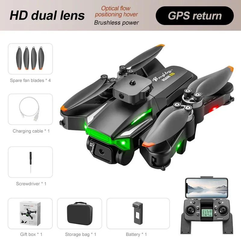 RG606Max Drone 4K con doble cámara WiFi FPV y evitación de obstáculos