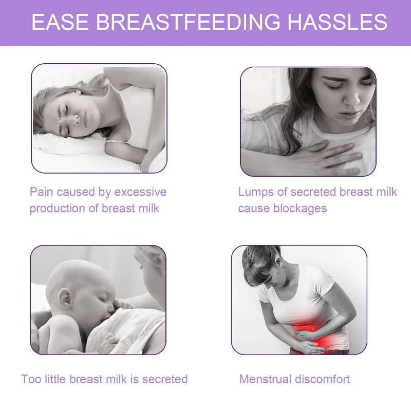 Almohadillas de gel para lactation fria y caliente - alivio senos - imagen 5