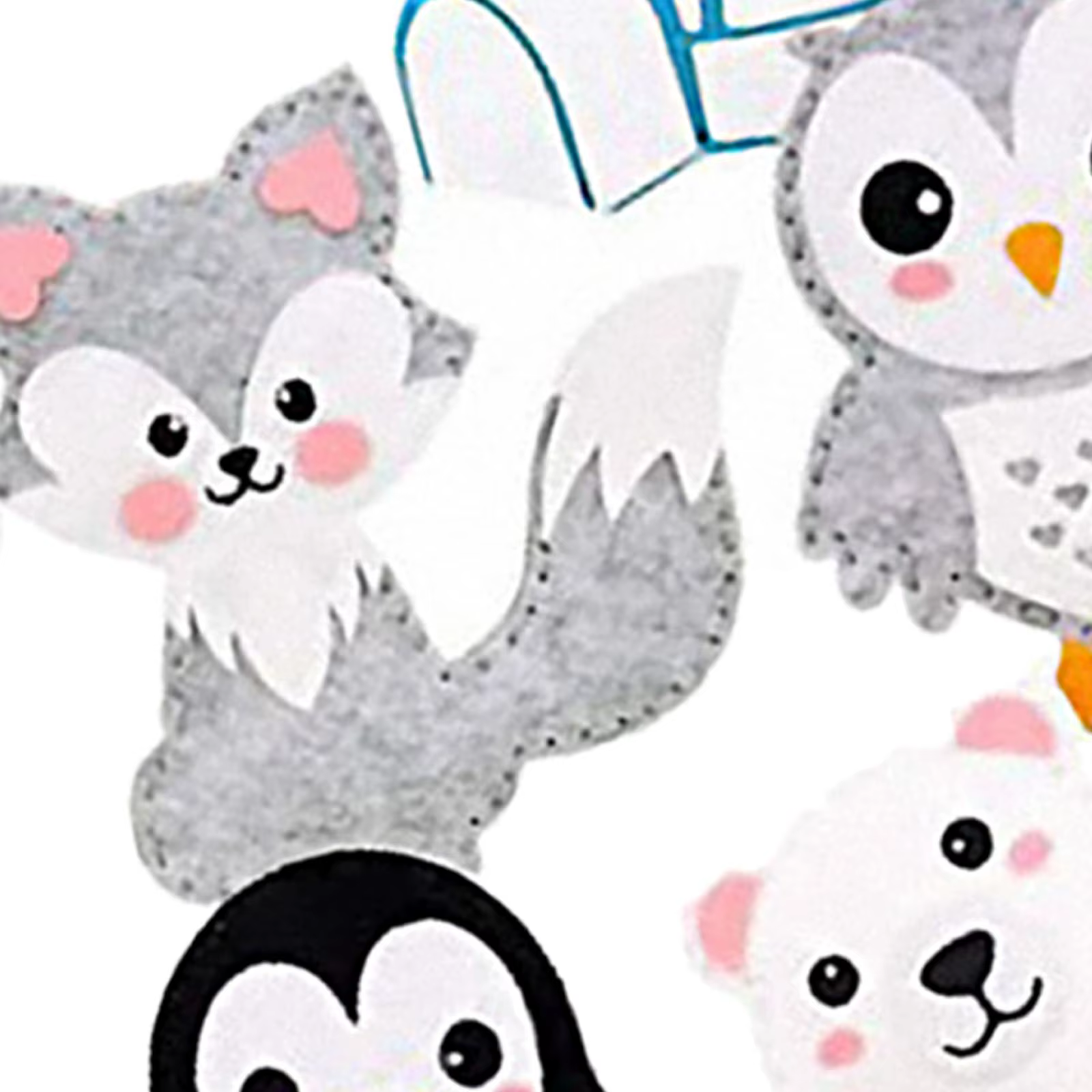 Kit de costura de animales polares para principiantes de invierno - imagen 2