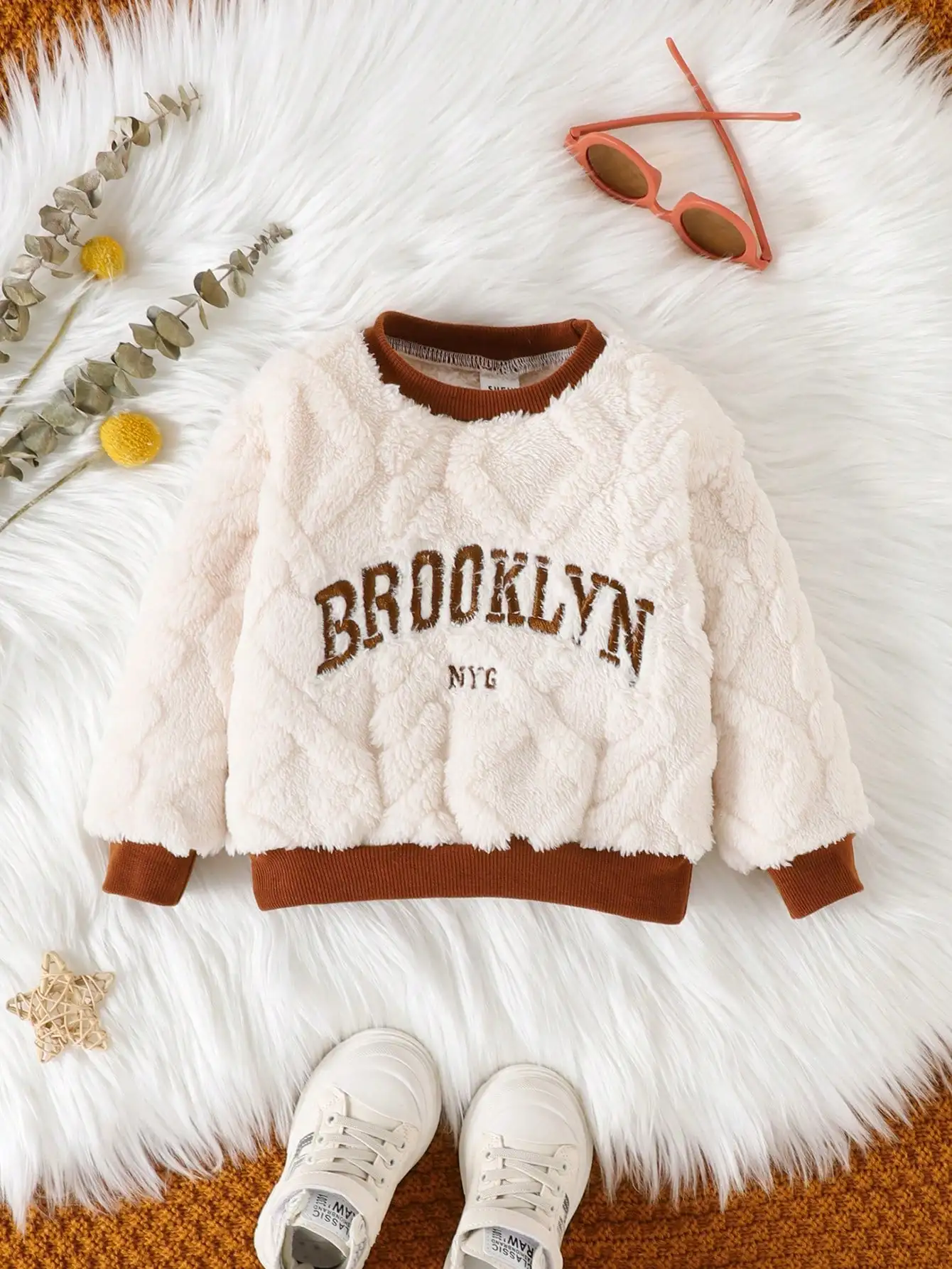 Sudadera con capucha cálida para bebé – manga larga esponjosa - imagen 4
