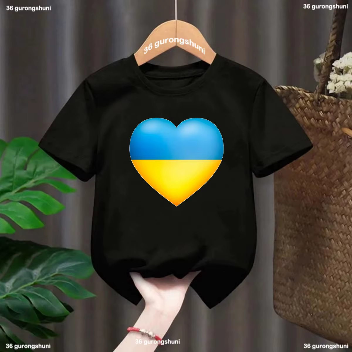 Camiseta negra manga corta unisex niño – Estilo urbano - imagen 3
