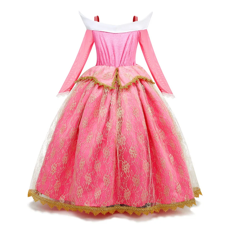 Vestido de princesa Aurora para niña - Disfraz Halloween Carnaval