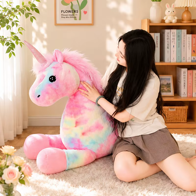 Peluche de unicornio suave tipo almohada para dormir y abrazar - imagen 5