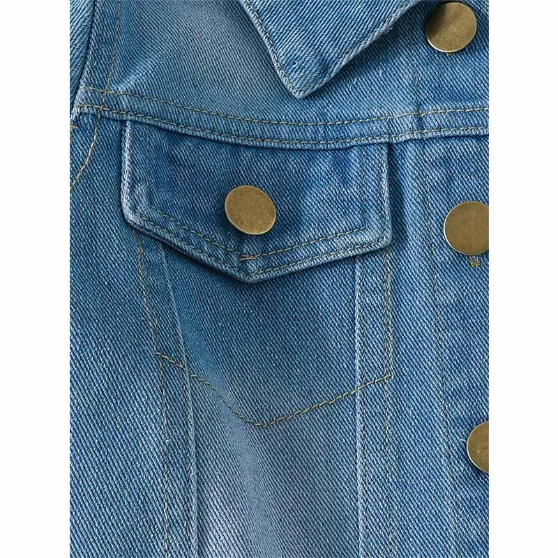 Chaqueta vaquera infantil primavera-otoño para niño y niña - imagen 3