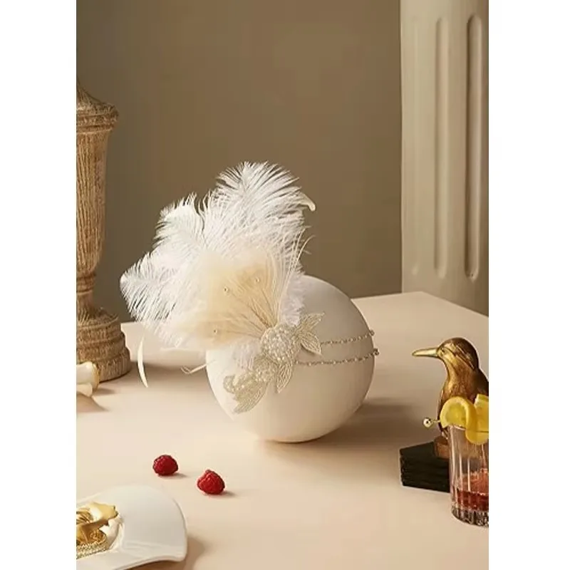 Diadema de plumas estilo Art Déco años 20 - imagen 2