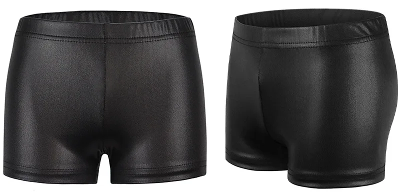 Shorts brillantes para niñas transpirables de alta elasticidad - imagen 5