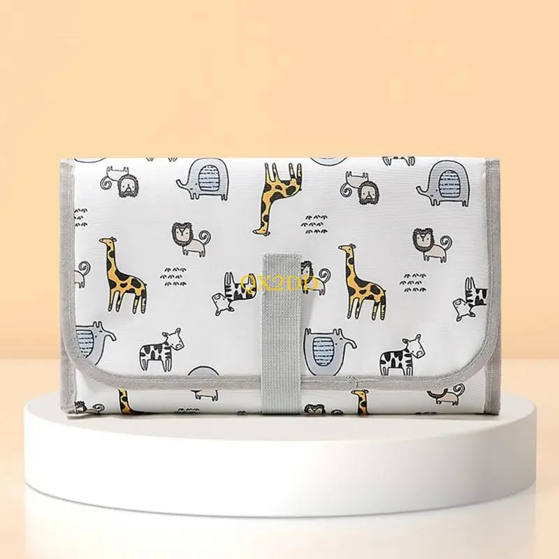 QX2D Alfombra de orina infantil portátil cambiadora con bolsa