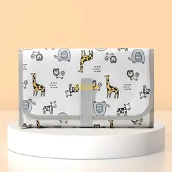 QX2D Alfombra de orina infantil portátil cambiadora con bolsa