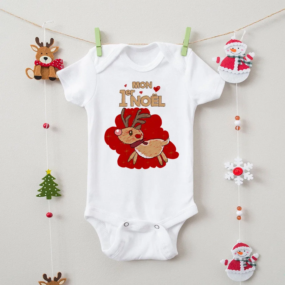 Body infantil con motivos navideños suaves
