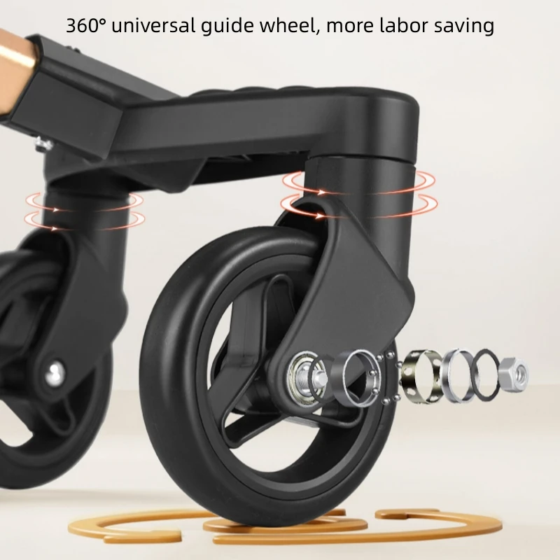 Coche de bebé plegable ultra ligero y compacto para paseos urbanos - imagen 3