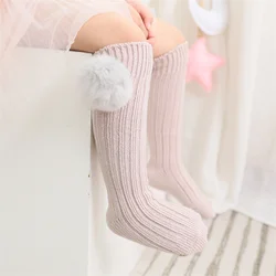 Lawadka calcetines hasta la rodilla para niña con forro de algodón