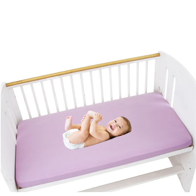 Sábana bajera ajustable para cuna de bebé – funda colchón - imagen 3