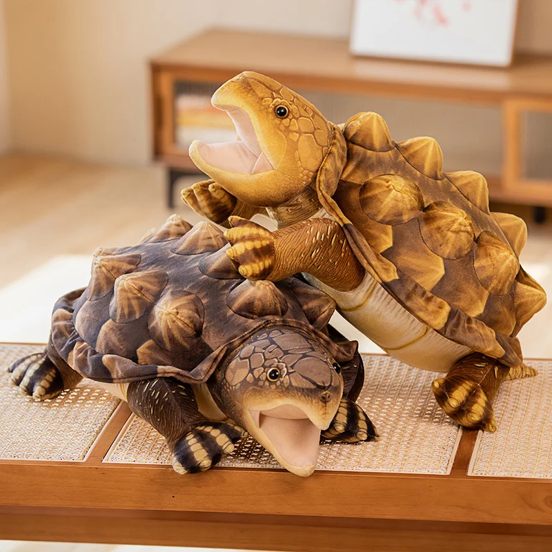 Peluche tortuga realista y cocodrilo de simulación para niños - imagen 4