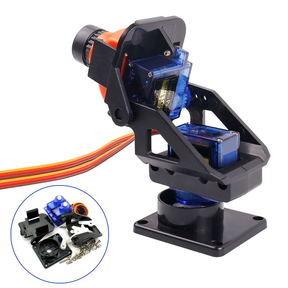 Gimbal FPV 2 ejes para cámara – servos SG90/MG90S 9g PTZ - imagen 4