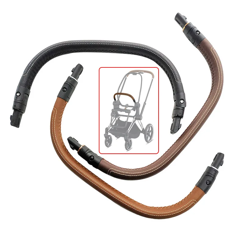 Reposabrazos de cochecito Cybex Priam y Mios de cuero acolchado