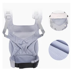 Portabebés transpirable ergonómico tipo mochila para recién nacido
