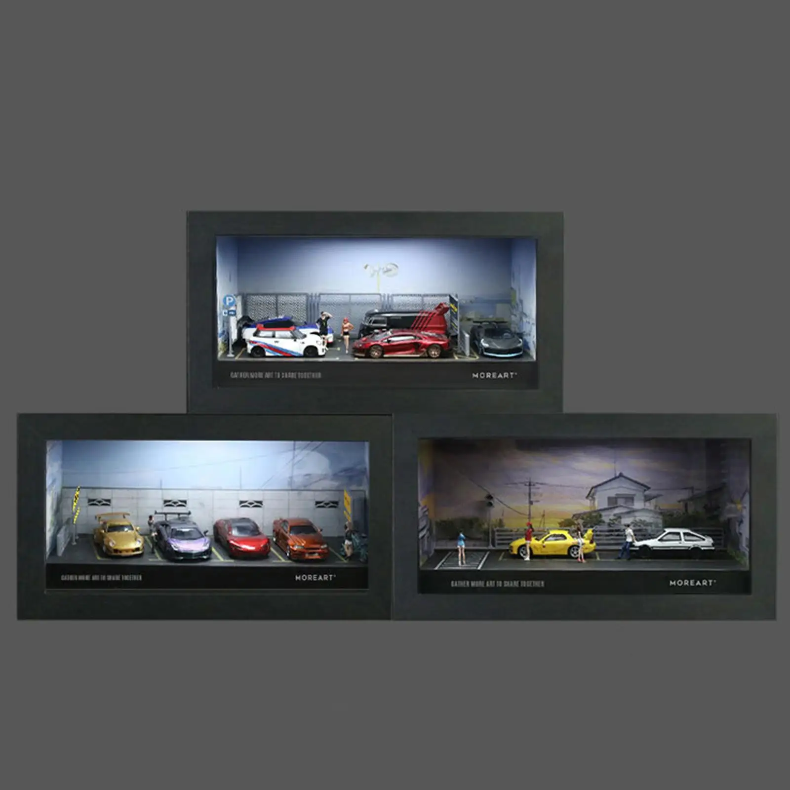 Vitrina de coches miniatura en aleación para coleccionismo - imagen 5