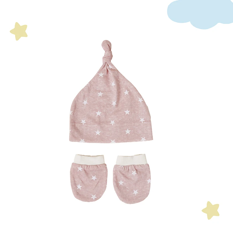 Manta y gorro de algodón orgánico para recién nacido – Diseño infantil - imagen 4