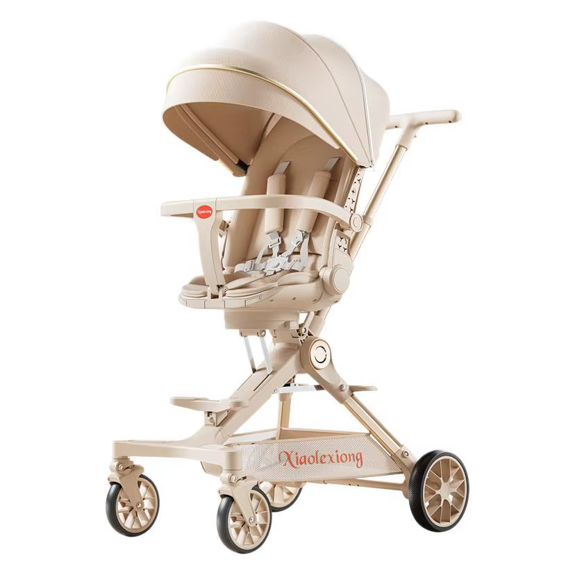 Cochecito de bebé reversible ligero plegable bidireccional con capota - imagen 5