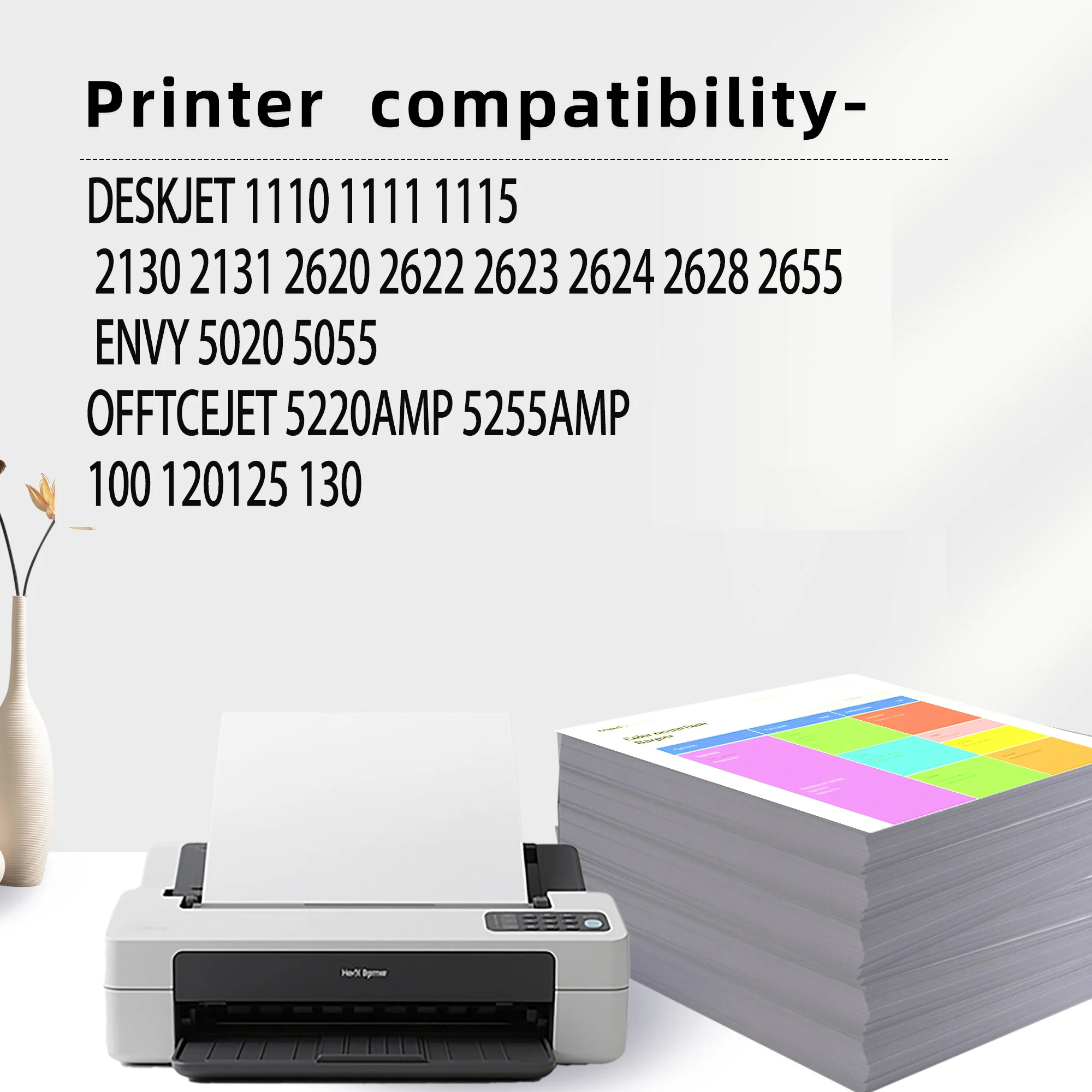 Cartuchos de tinta color compatibles HP DeskJet Envy para impresión