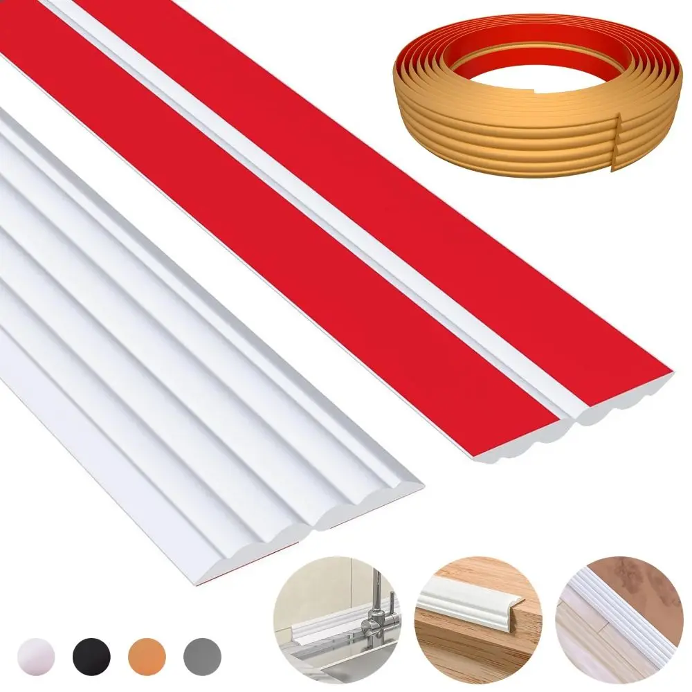 Protector de esquinas de pared autoadhesivo flexible para hogar - imagen 4