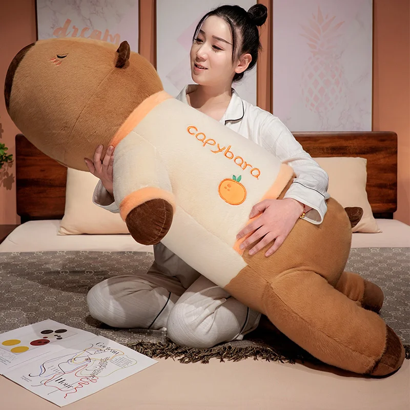 Cojín peluche de capibara suave para niños, estilo tierno - imagen 4