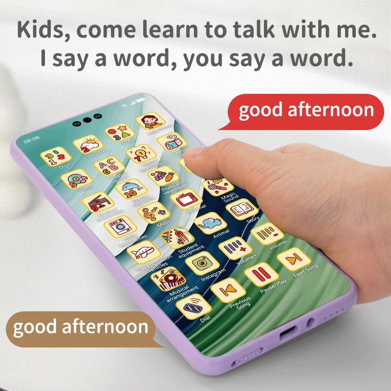 Teléfono de juguete educativo para bebé con sonidos - imagen 5