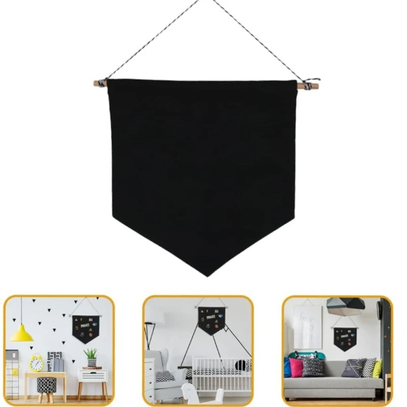 Banderín nórdico de algodón para decoración pared infantil - imagen 4