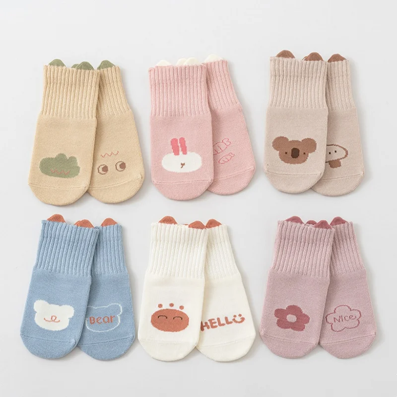 Calcetines antideslizantes de suelo para bebés y niños pequeños - imagen 2