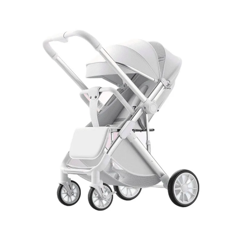 Cochecito bebé plegable ligero bidireccional asiento reclinable - imagen 3